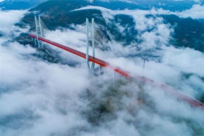 ​贵州十大名桥排行榜，北盘江大桥全长1341.4米