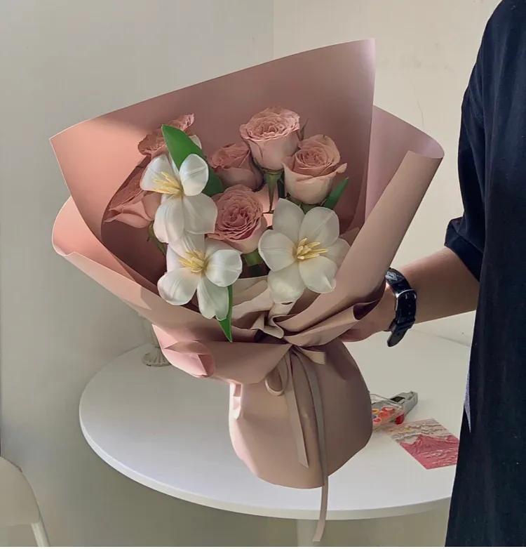 送对象什么花束比较好（送女朋友什么花比较好一点）(图3)
