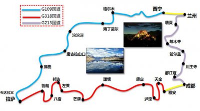 ​川藏线攻略自驾游最佳路线图（写给准备自驾川藏线的你）