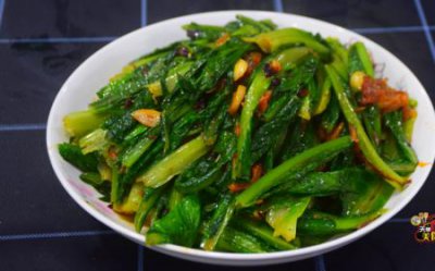 ​豆豉油麦菜怎么做好吃