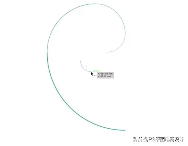 黄金螺旋分割线设计（手把手教你绘制黄金螺旋线）(9)