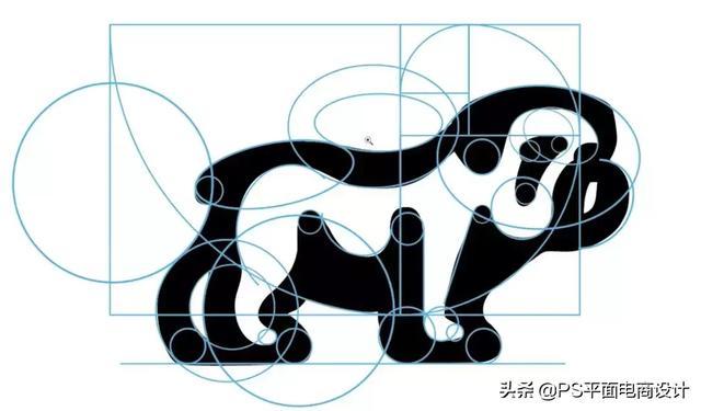 黄金螺旋分割线设计（手把手教你绘制黄金螺旋线）(23)