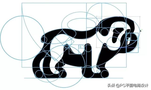 黄金螺旋分割线设计（手把手教你绘制黄金螺旋线）(21)