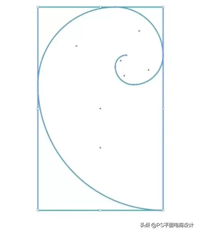 黄金螺旋分割线设计（手把手教你绘制黄金螺旋线）(10)