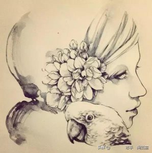 ​50张速写人物临摹图超全（50幅非常酷的人物速写）
