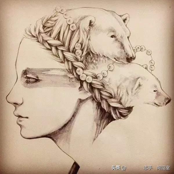 50张速写人物临摹图超全（50幅非常酷的人物速写）(17)