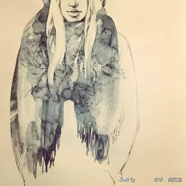 50张速写人物临摹图超全（50幅非常酷的人物速写）(38)