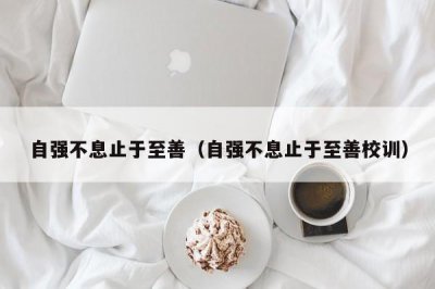 ​自强不息止于至善（自强不息止于至善校训）
