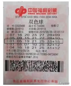 ​宁波彩民理性投注，幸运击中双色球1743万元大奖