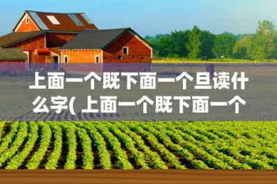 ​上面一个既下面一个旦读什么字( 上面一个既下面一个旦读什么字？ )