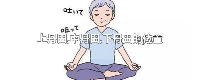 ​下丹田是指 上丹田是指