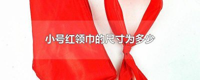 ​小号红领巾的尺寸为多少米 小号红领巾的高度是多少厘米