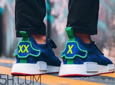 bleu de paname与adidas nmd r1联名实物什么样？