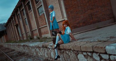 ​《新世纪福音战士》绫波丽 明日香cosplay