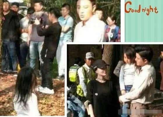 李小璐带着甜馨探班贾乃亮, 看到这一幕, 感觉酸酸的