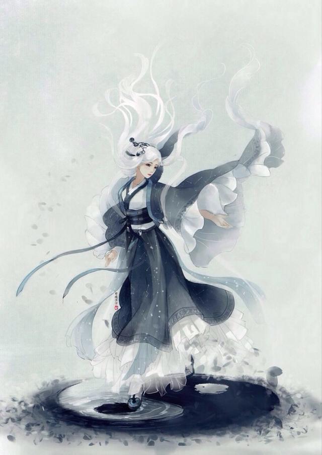 古风动漫超唯美，手绘插画女画！喜欢临摹起来哦~