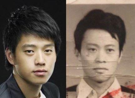 网曝焦俊艳爸爸年轻照和魏大勋神之相似！网友：异父异母的兄妹！