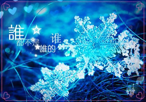 唯美意境雪景图片_雪花飘落的美丽风景