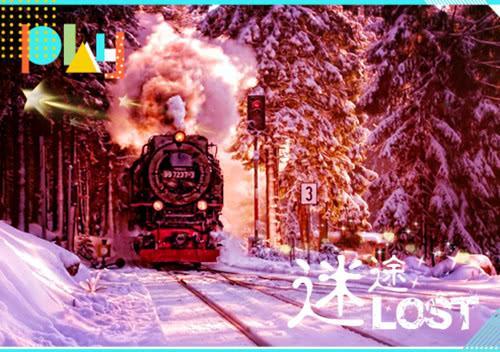 唯美意境雪景图片_雪花飘落的美丽风景