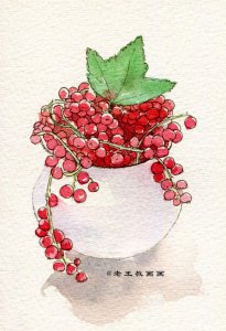 ​5分钟，只需要5步，教你画一幅唯美水彩画