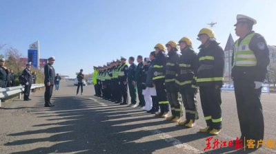 ​一场虚惊！哈同高速公路10车连撞？原来是演习