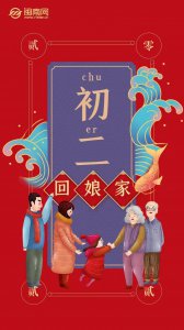 ​按照中国传统习俗，出嫁的女儿一般会在哪天回娘家拜年？