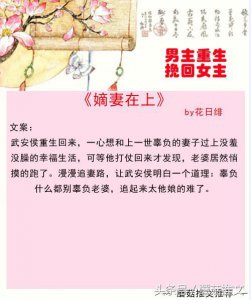 ​男主重生挽回女主文：我要让所有嘲笑过她，欺辱过她的人都仰望她
