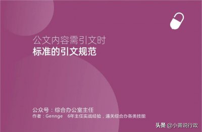 ​公文中，如何引文？