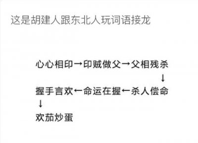 ​福建人和东北人玩成语接龙，太搞笑了！