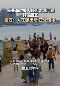 ​三亚多人因地域问题拌嘴互殴网友：打赢进牢房，打输进病房
