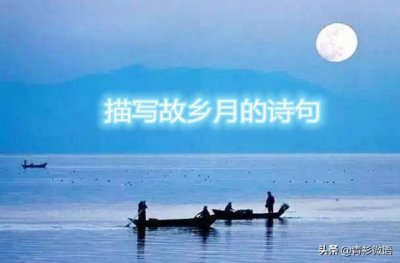 ​描写故乡月的古诗词