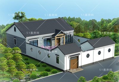 ​两款农村自建中式一层小院，一个接地气，第二款更是中国经典