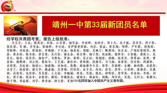 校园新团员入团仪式（凝聚青春挥扬团旗）(3)