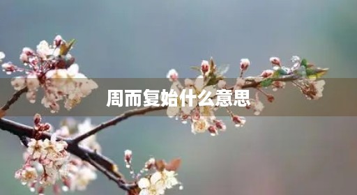 周而复始日出什么天地四季意思更替任时光