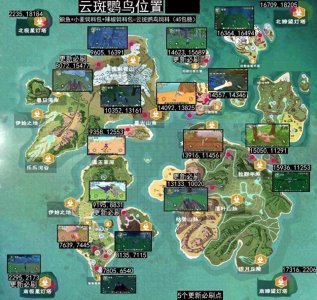 ​创造与魔法：鸟位置必刷点