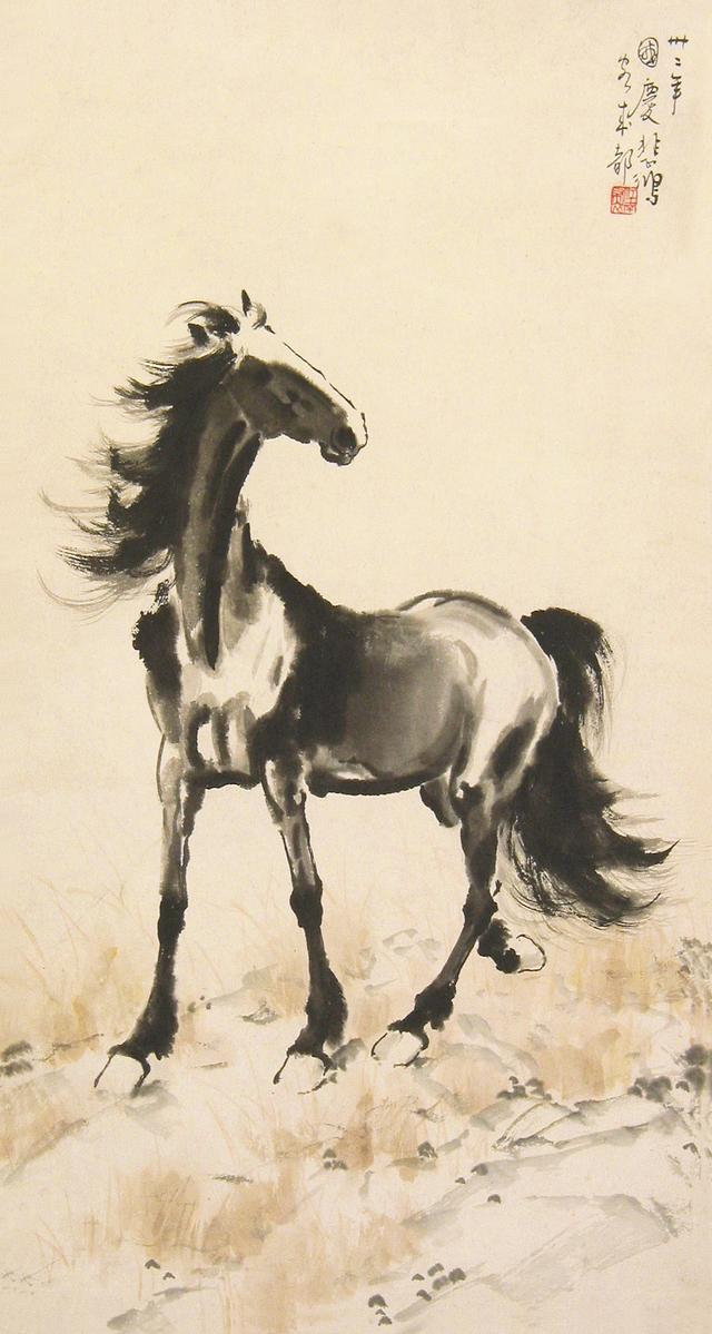 徐悲鸿最擅长的画（一代大师徐悲鸿痴迷于收藏）(3)