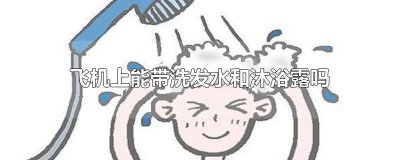 ​坐飞机沐浴露和洗发水可以带吗 飞机能带洗发水和沐浴露吗