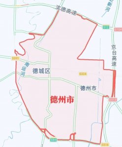 ​山东德州市，平原、宁津、临邑、庆云、齐河县货车限行区域路段图