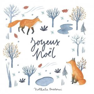 ​治愈系水彩插画丨清新淡雅干净的冬日森林