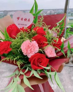 ​送给妈妈一束花