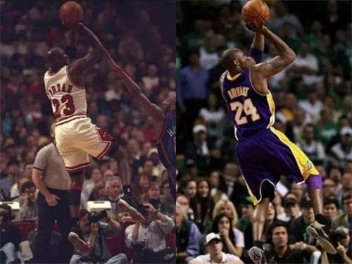 多图对比，科比和乔丹的投篮姿势到底有多像？ 简直一模一样