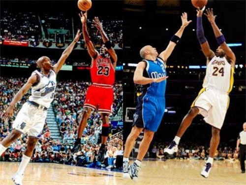 多图对比，科比和乔丹的投篮姿势到底有多像？ 简直一模一样