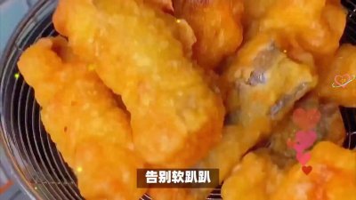​油炸鱼块怎么炸又脆又酥，一学就会！家庭版炸鱼块教程！