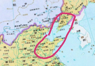 ​明朝山东地图为什么包括辽东半岛？