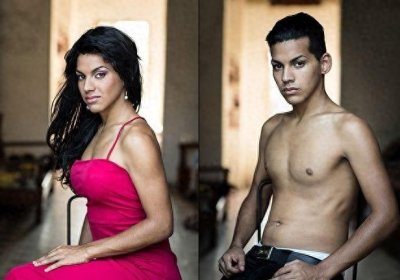 ​国外变性人前后的对比，这简直就是两个人，看完开始怀疑人生