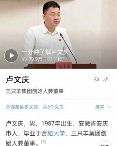 ​三只羊之卢文庆历程