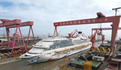 ​首艘国产大型邮轮将于 6 月 6 日正式出坞